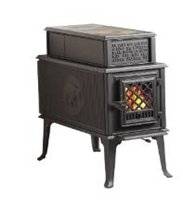 JOTUL F118 CB CLEAN BURN MATT BLACK GLASS DOOR