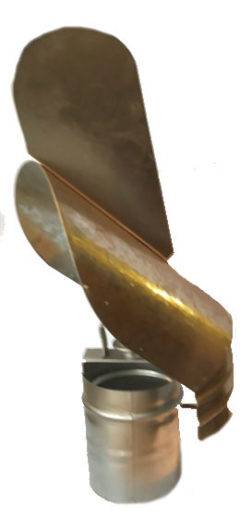 RELAX POP3 SWIVEL COWL 95MM GALVANISED STEEL