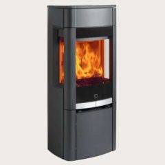 SCAN 64-2 DEFRA STOVE IN BLACK WITH GLASS SIDES