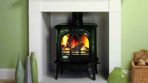 AP-STOV-7063 STOVAX HUNTINGDON 35 WOODBURNING WITH TRACERY DOOR