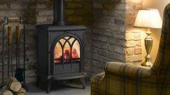 STOVAX HUNTINGDON 28  MULTI FUEL STOVE WITH CLEAR