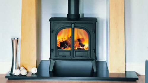 AP-STOV-7105 STOVAX 7105 STOCKTON 8 WOOD SINGLE DOOR H/CANOPY