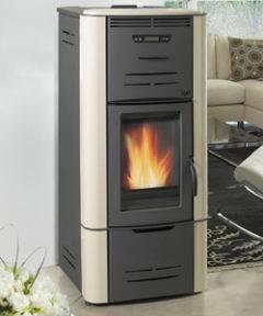 THERMOROSSI ECOTHERM H2O 34 RESTYLING AUTO PELLET BOILER BEIGE