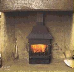 WOODWARM FIREVIEW 6KW LOW CANOPY