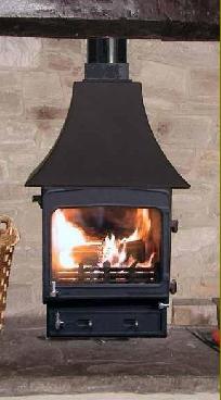 WOODWARM FIREVIEW 5KW SLENDER PROFILED F/T (6KW)