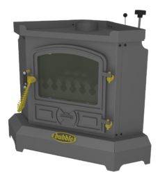 BUBBLE CORNER 4KW NO BOILER OIL STOVE ANTHRACITE